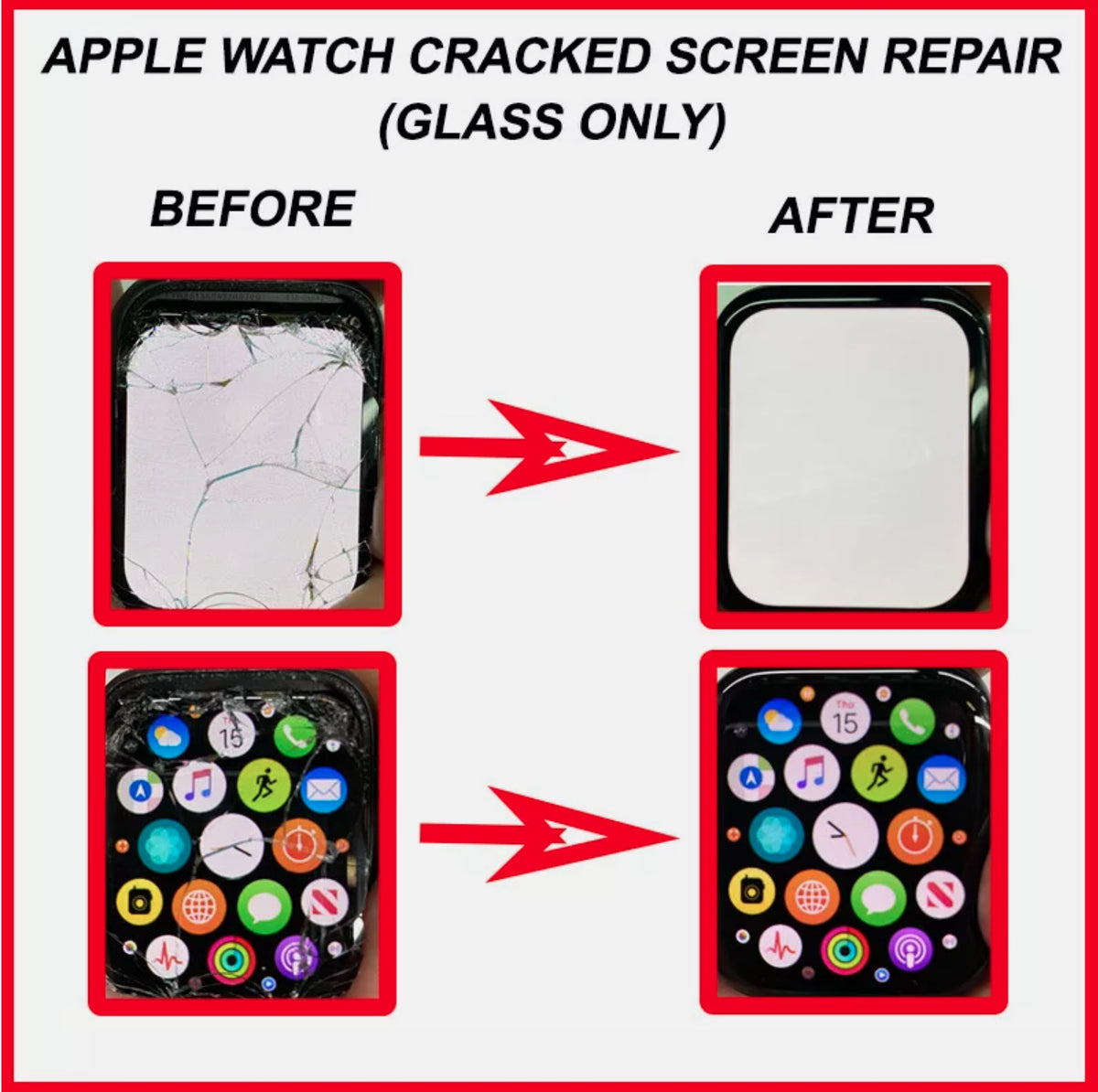 Touch Screen Smart Watch Apple Watch Series Replace Screen For