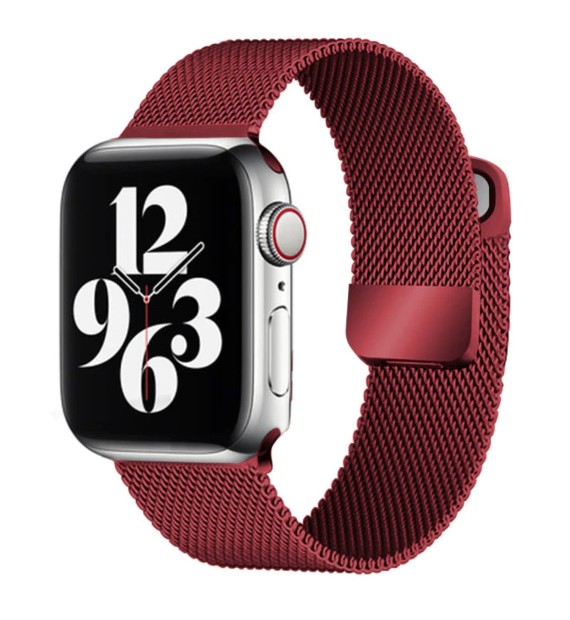 Steel Band for Apple Watch (Red)